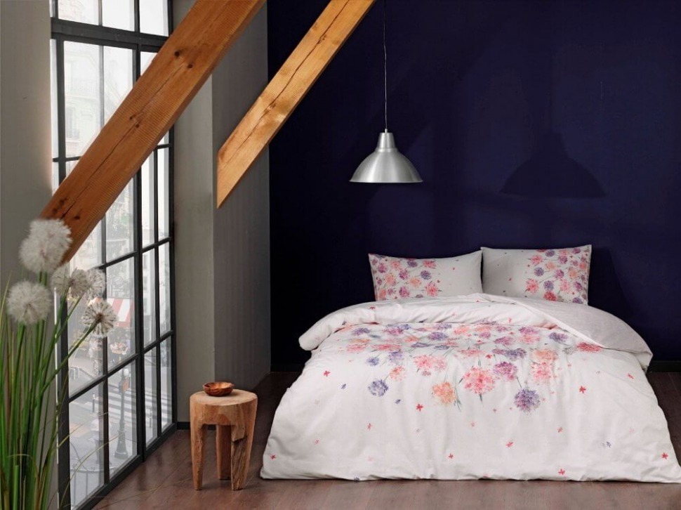 

Постельное белье ранфорс TAC Ezra pembe евро 60241727