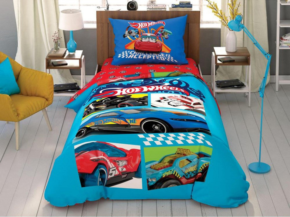 

Подростковый комплект постельного белья TAC Hot Wheels Challenge Accepted 60240242