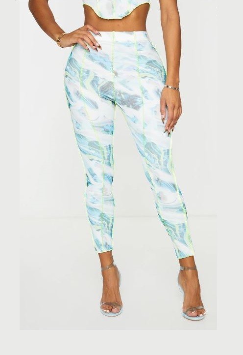 

Штаны PrettyLittleThing 36 бело-зеленый 4594215200140