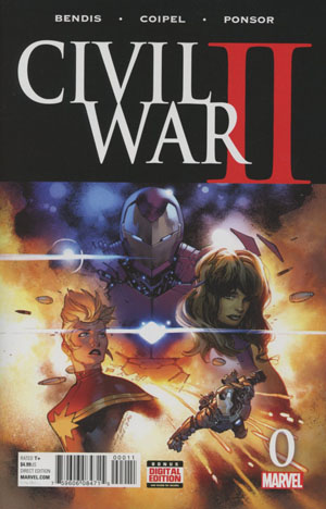 

Civil War II #0 Cover A 1st Ptg Regular Olivier Coipel Cover (Road To Civil War II Tie-In)