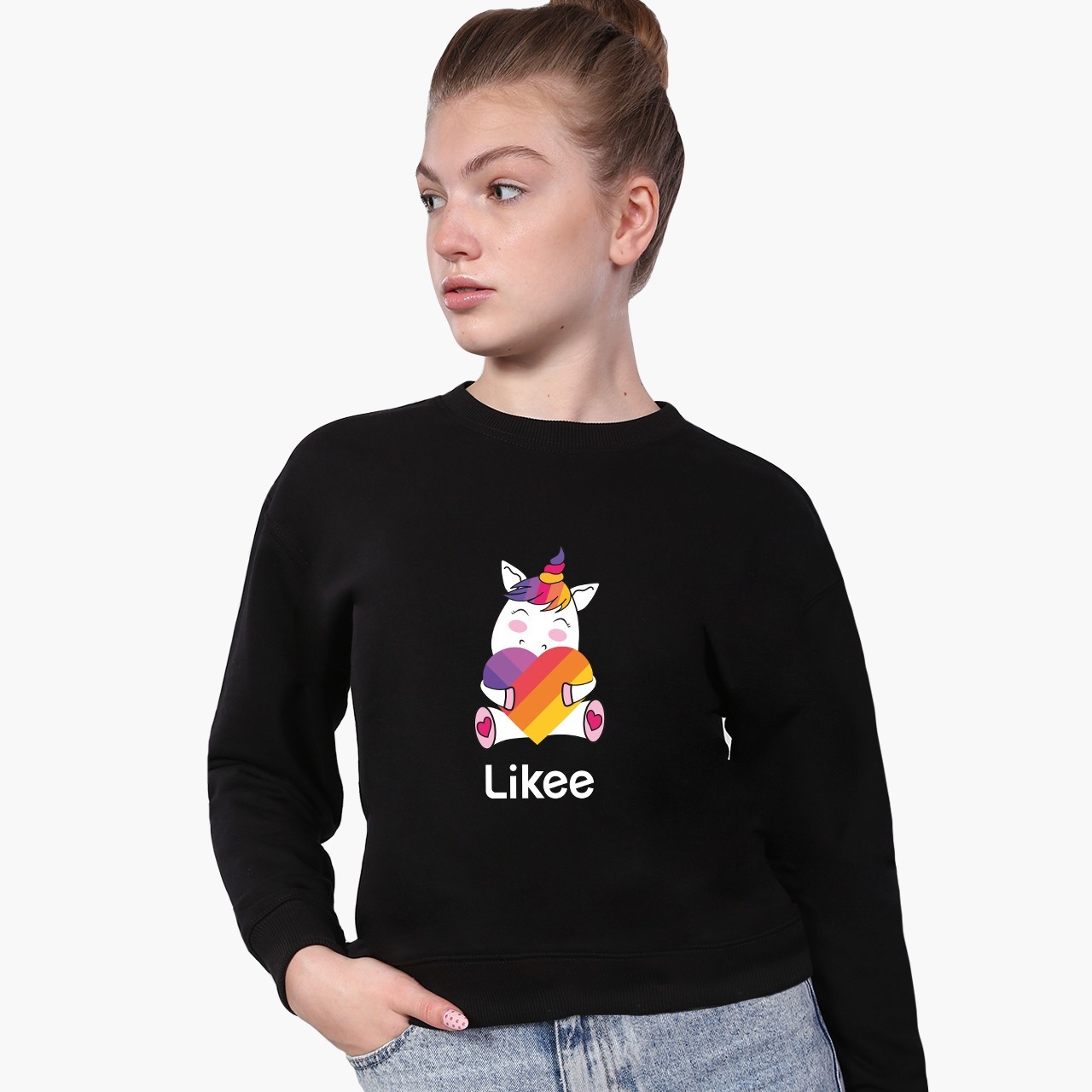 

Свитшот для девочек Лайк Единорог (Likee Unicorn) (9509-1037) 122-128 см Черный