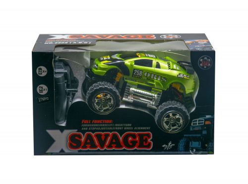 

Машинка "Savage: Спорткар" на радиоуправлении (зеленая)