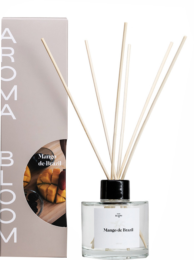 

Аромадиффузор для дома Aroma Bloom Mango de Brazil Бразильский манго 100 мл