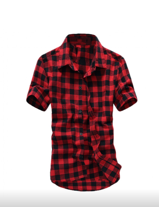 

Мужская рубашка с коротким рукавом Fashion Man ST00004 рS разноцветная