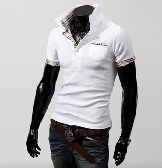 

Мужское поло Fashion Man ST00003 рL белое