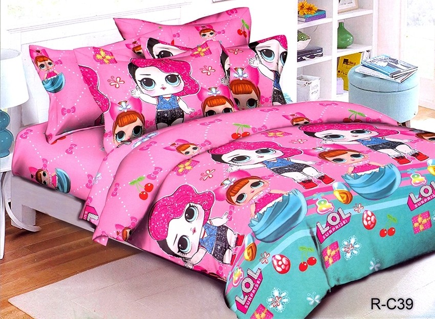 

Комплект детского постельного белья Ранфорс LOL R-C39 полуторный 150*215, наволочка 50*70