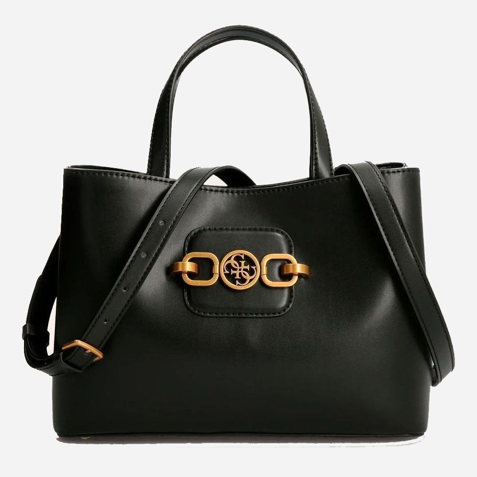 

Женская сумка Guess Hensely Girlfriend Satchel HWVB8113070-BLA Черная