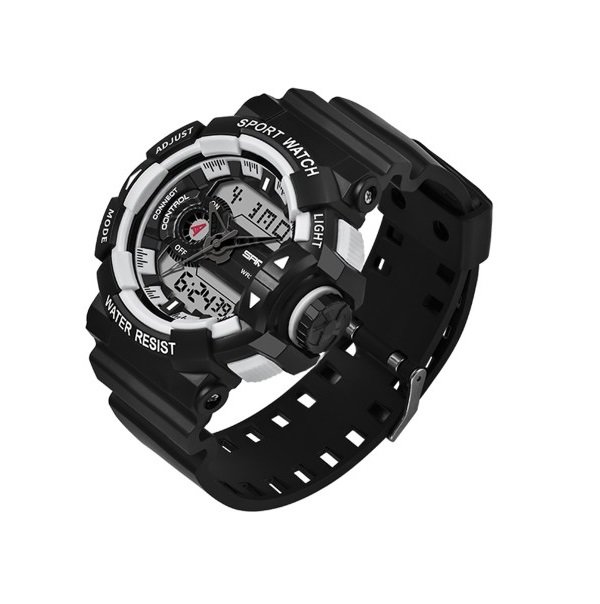 

Часы мужские Sanda 599 Black-White 1044-0014
