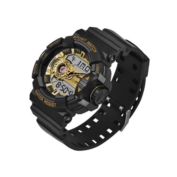 

Часы мужские Sanda 599 Black-Gold 1044-0012