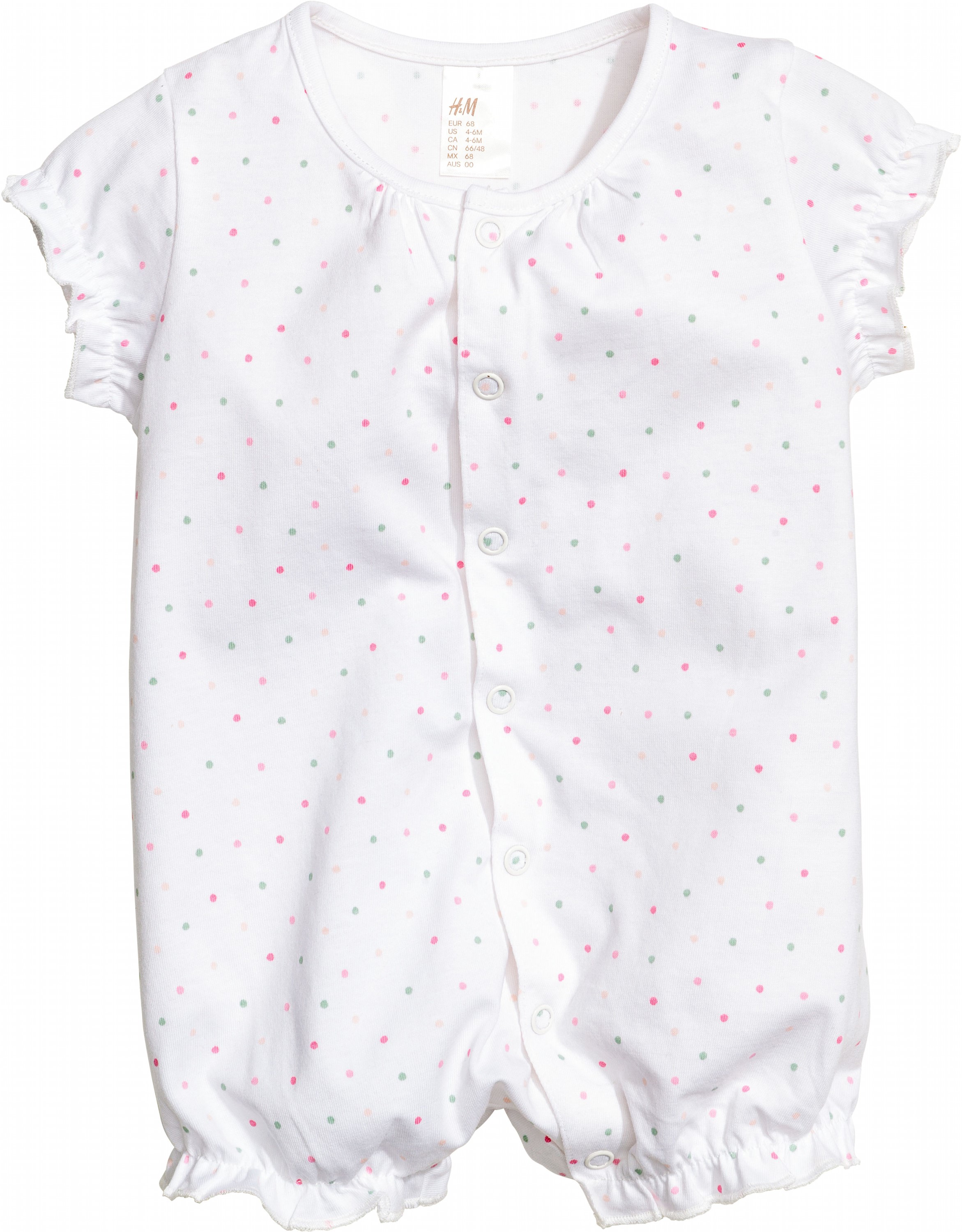 

Песочник H&M 2470726 92 см Белый в горох