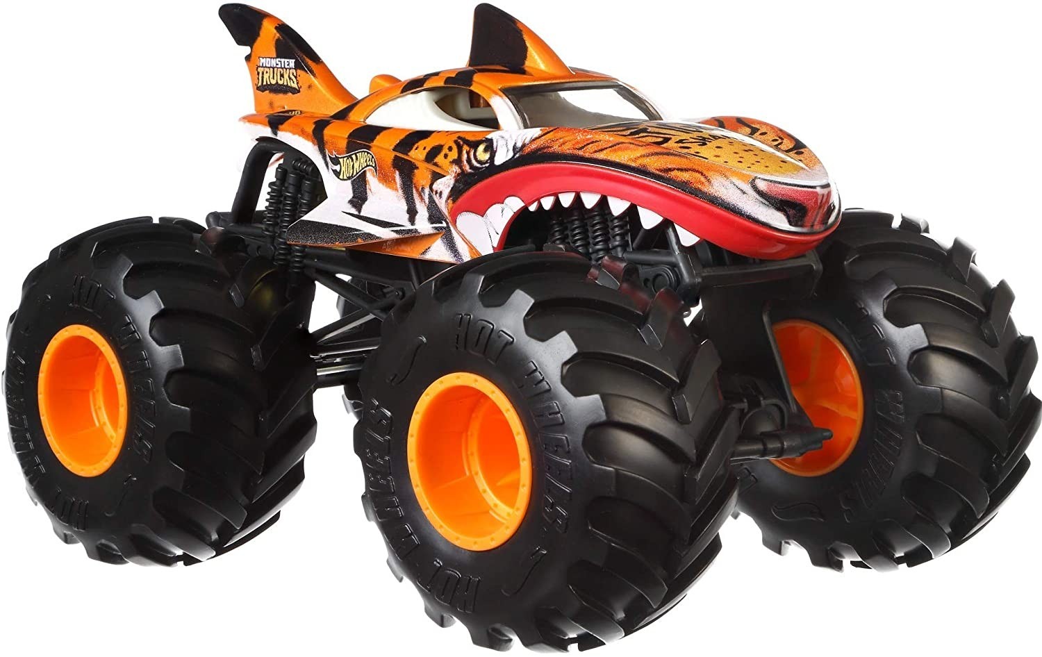 

Машинка Hot Wheels Monster Trucks Tiger Shark монстр трак 1:24 (GWL14)
