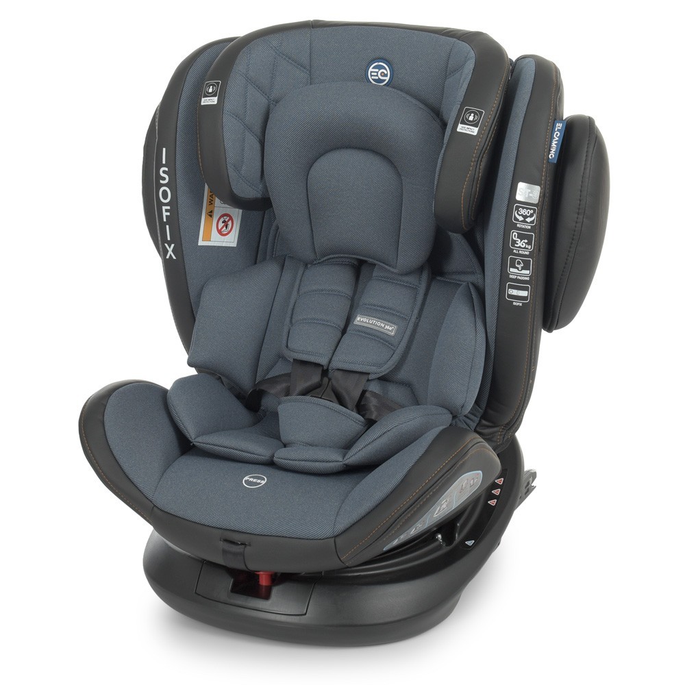 

Автокресло ME 1045 EVOLUTION 360⁰ Royal, 0+/1-2-3, isofix (Серый)