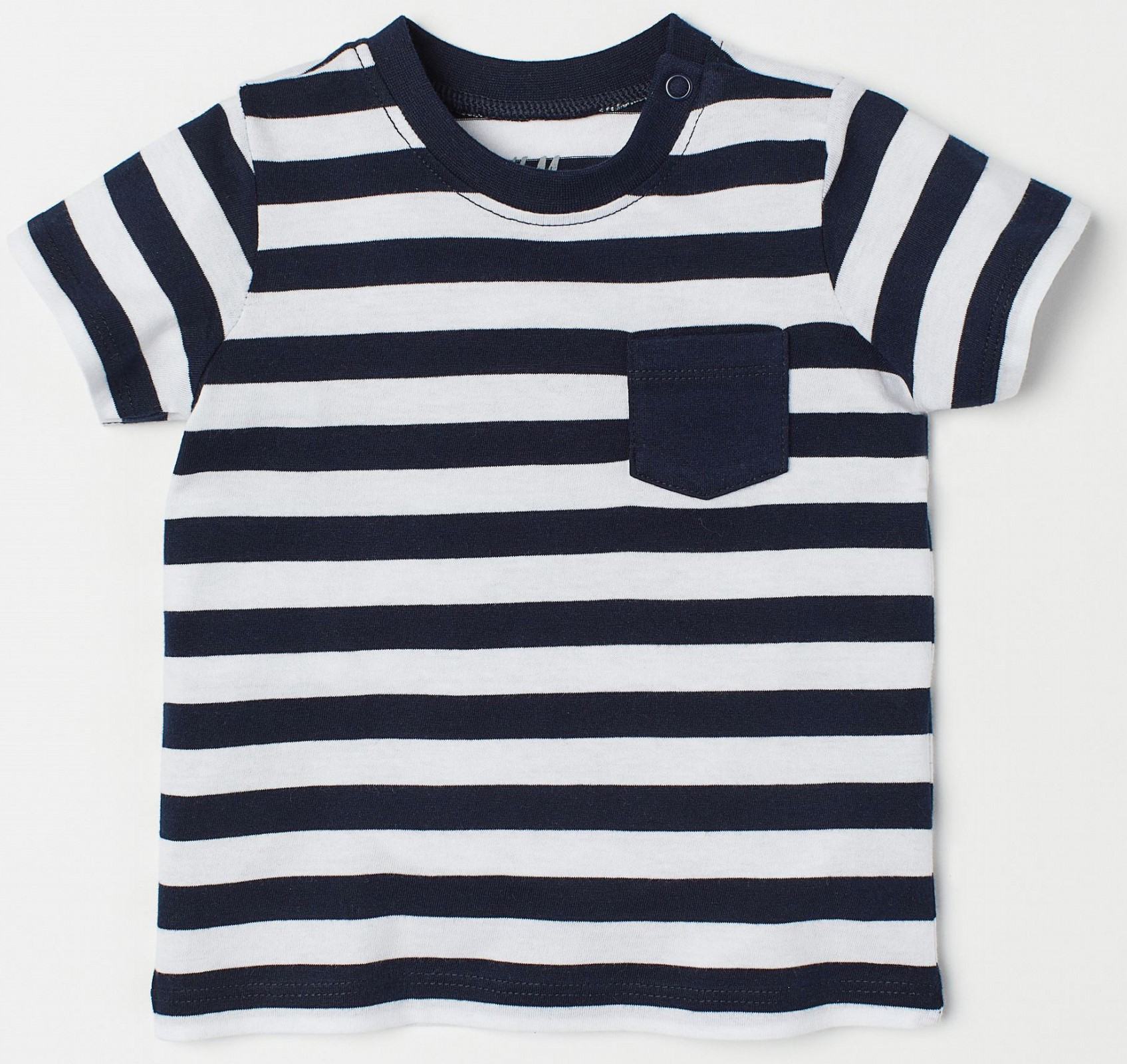 

Футболка H&M 4872757 68 см Бело-синяя