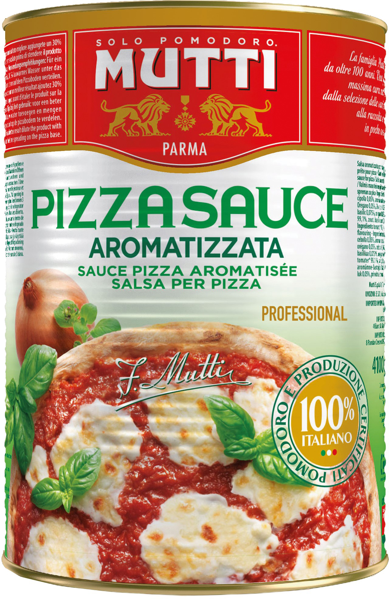 Акция на Томатный соус Mutti для пиццы с пряностями 4100 г (8005110551208) от Rozetka UA