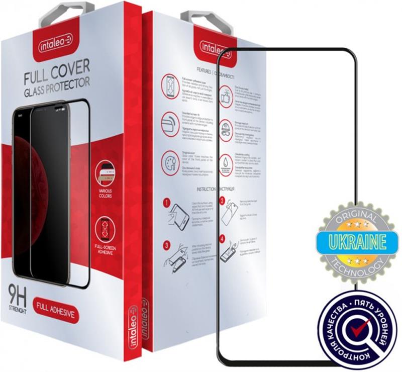 

Защитное стекло Intaleo для Xiaomi Poco F3 Full Glue Black