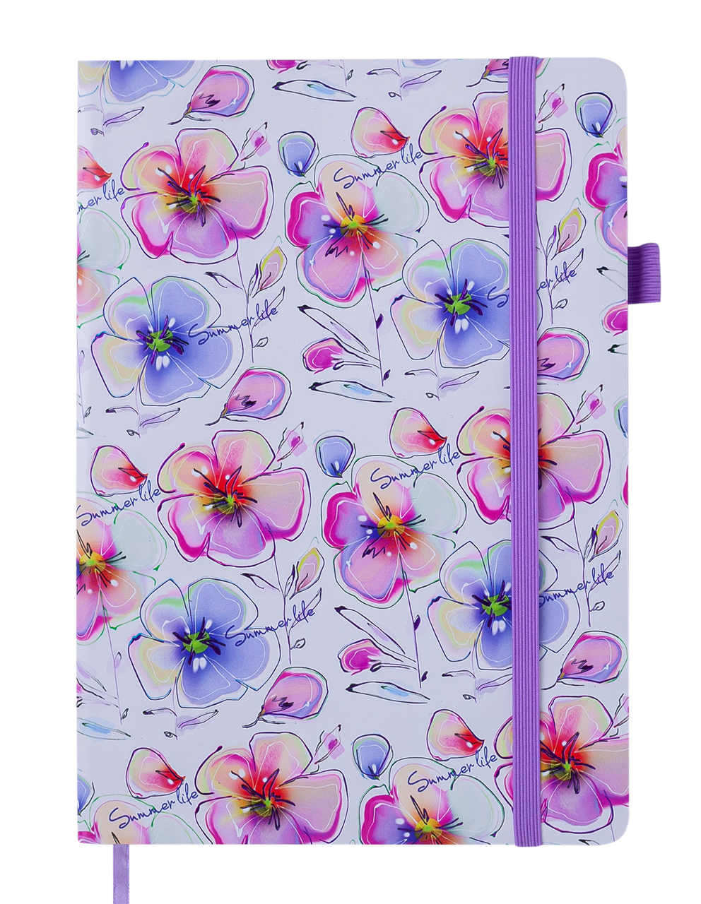 

Блокнот діловий CHERIE А5, 96 арк., чистий, обкл. штучна шкіра, білий