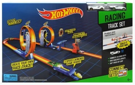 

Гоночный трек трасса с 2 машинками HOT WHEEL 5774