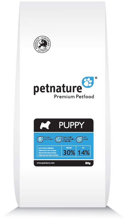 

Збалансований сухий корм PetNature для цуценят всіх порід 3 кг