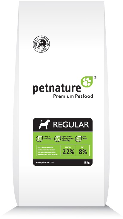 

Збалансований сухий корм PetNature для дорослих собак REGULAR 20 кг