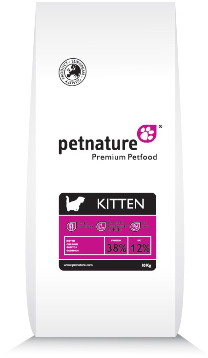 

Збалансований повнораціонний сухий корм PetNature для кошенят 2 кг