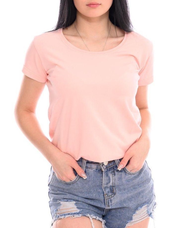 

футболка женская N Angels Basic нежнорозовая One size 3317