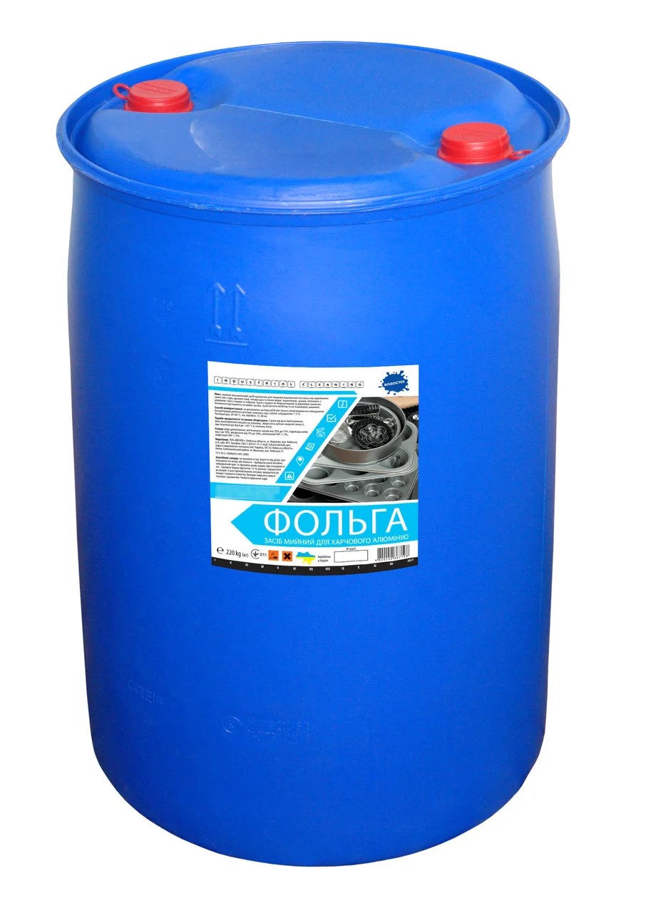 

Щелочное моющее средство для пищевого алюминия Винзор Фольга низкопенная 220 кг