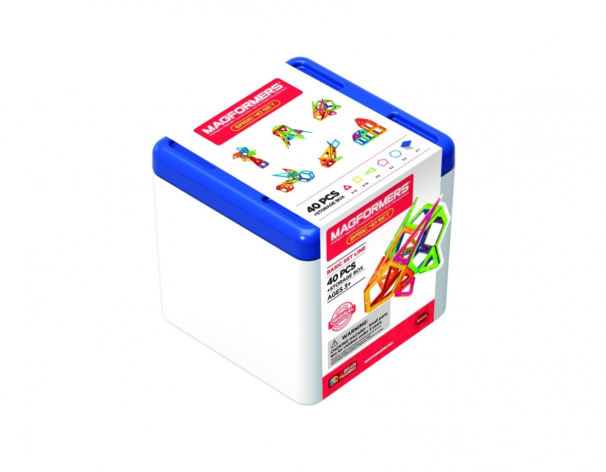 

Конструктор магнітний Magformers BASIC 40 деталей (701013)