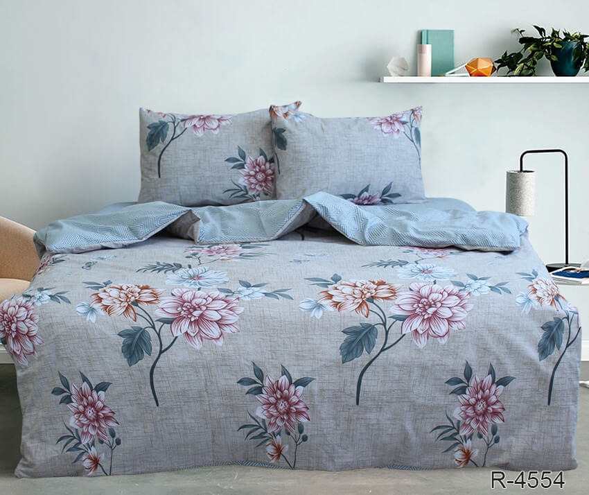 

Постельное белье ранфорс TAG tekstil R4554 Евро