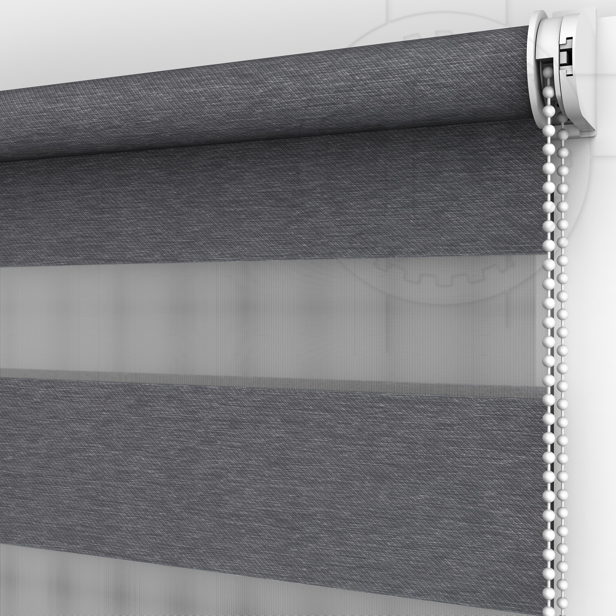 

Жалюзи День-Ночь Bahama 3208 Anthracite 37.5 x 200 см