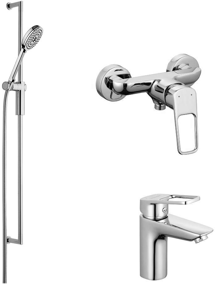 

Набор смесителей AQUA RODOS Boston Shower (90977+91363+GL-0260)