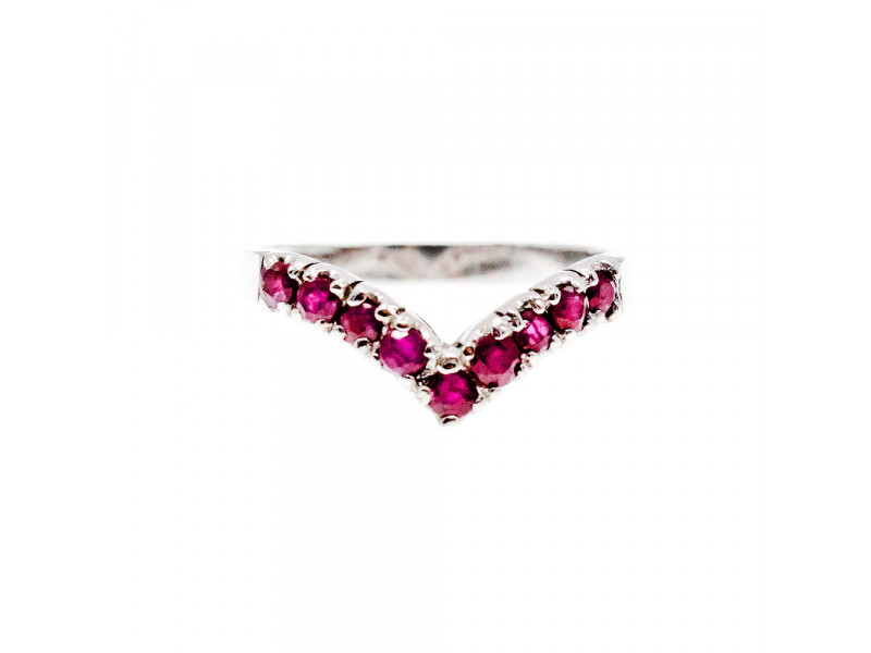 

Серебряное кольцо с розовым топазом Тайна Натуральный Sky Jewelry 003198