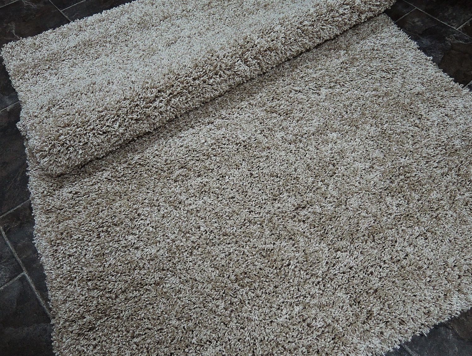 

Ворсистый ковер Картал SAHGGY 120x170 прямоугольный бежевый