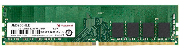 

Оперативна пам'ять Transcend DDR4 32GB 3200Mhz (JM3200HLE-32G) (6736238)
