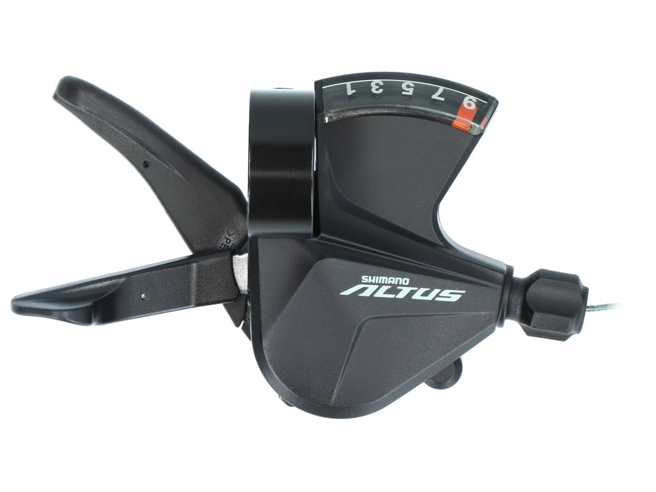 

Манетка правая Shimano Altus SL-M2010 на 9 скоростей с тросом