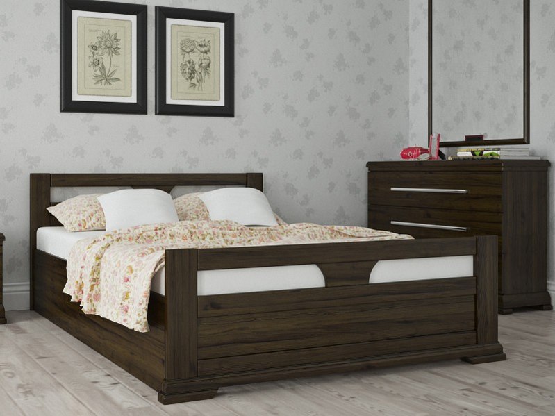 

Кровать ARTmebli Модерн с П/М 160х190 К5 венге