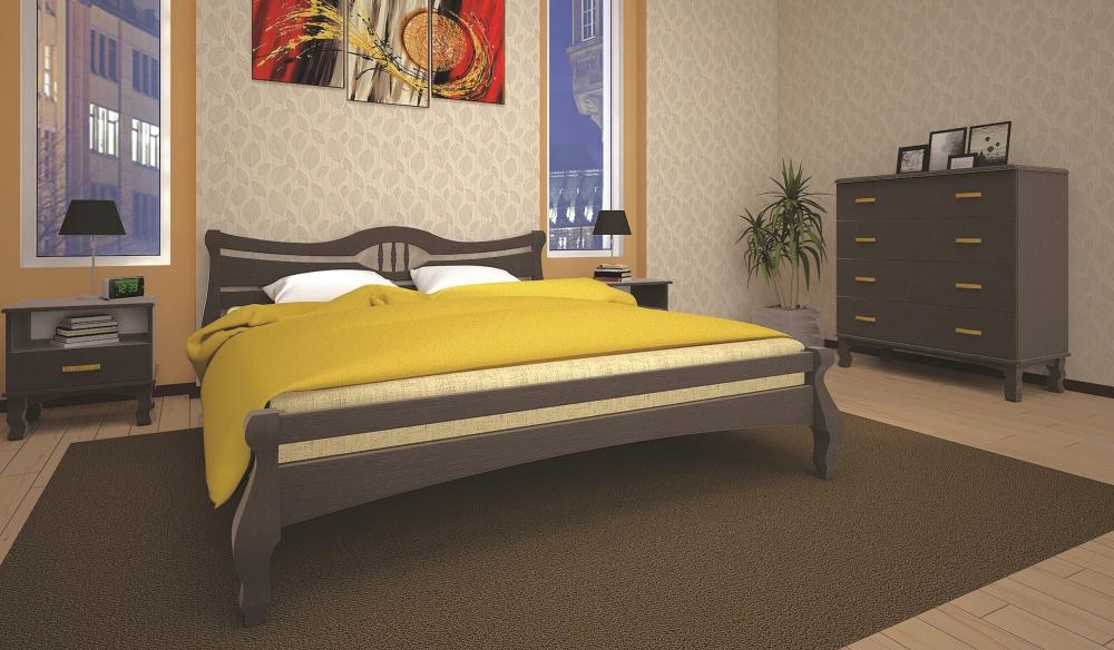 

Кровать ТИС КОРОНА 1 90*200 бук Лак Венге