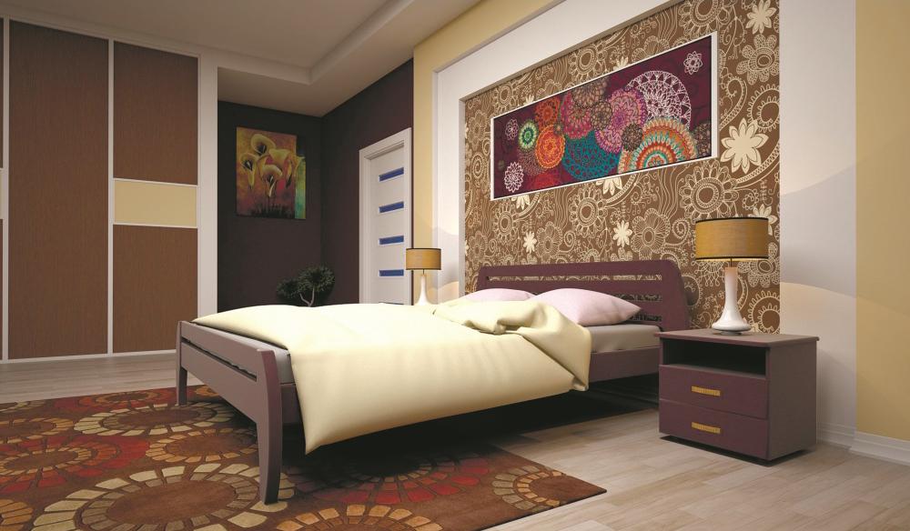 

Кровать ТИС НОВЕ 1 140*200 бук Венге