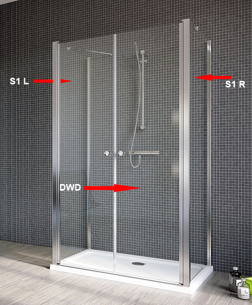

Бокова Стінка для душової кабіни Radaway Eos II S1 75 права, прозоре (3799409-01R)
