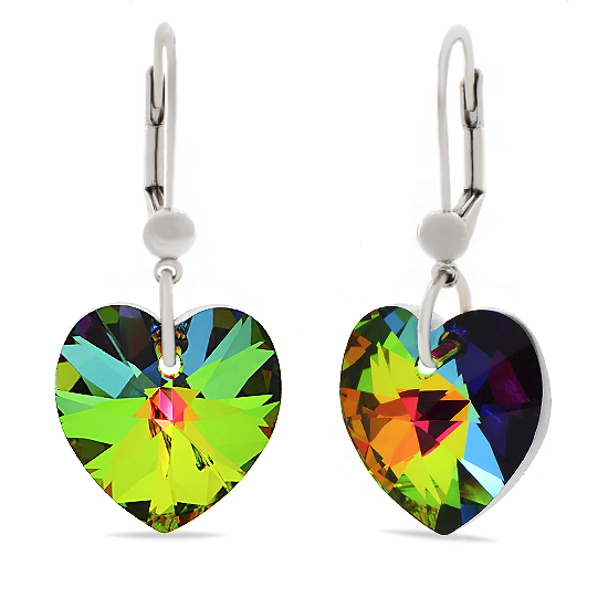 

Серьги KOBI Heart со Swarovski 18 мм модели 7440-9241-56