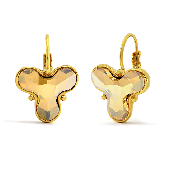 

Серьги KOBI TROJLISTEK 8 мм со Swarovski модели 7740-1230-03-35