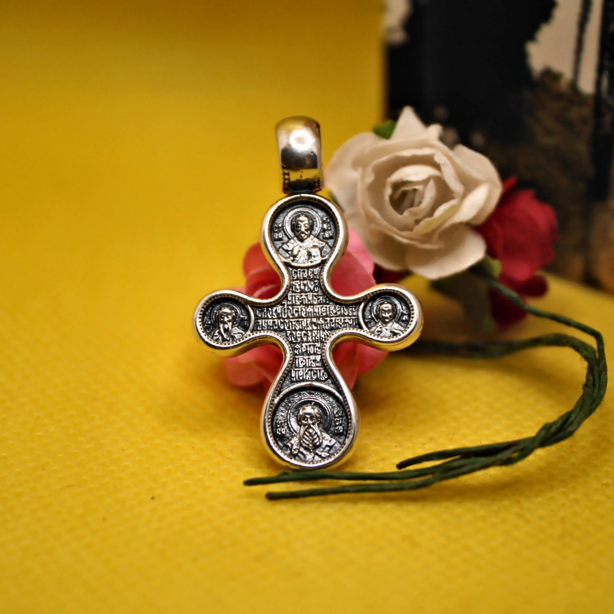 

Крест серебряный. Этимасия. Восемь святых SilverArtisan 0.0011