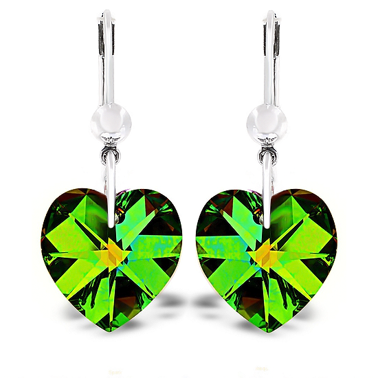 

Серьги KOBI Heart со Swarovski 14 мм модели 7440-0954-56