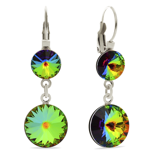 

Серьги KOBI JANINE со Swarovski 8/12 мм модели 7740-1106-23-32