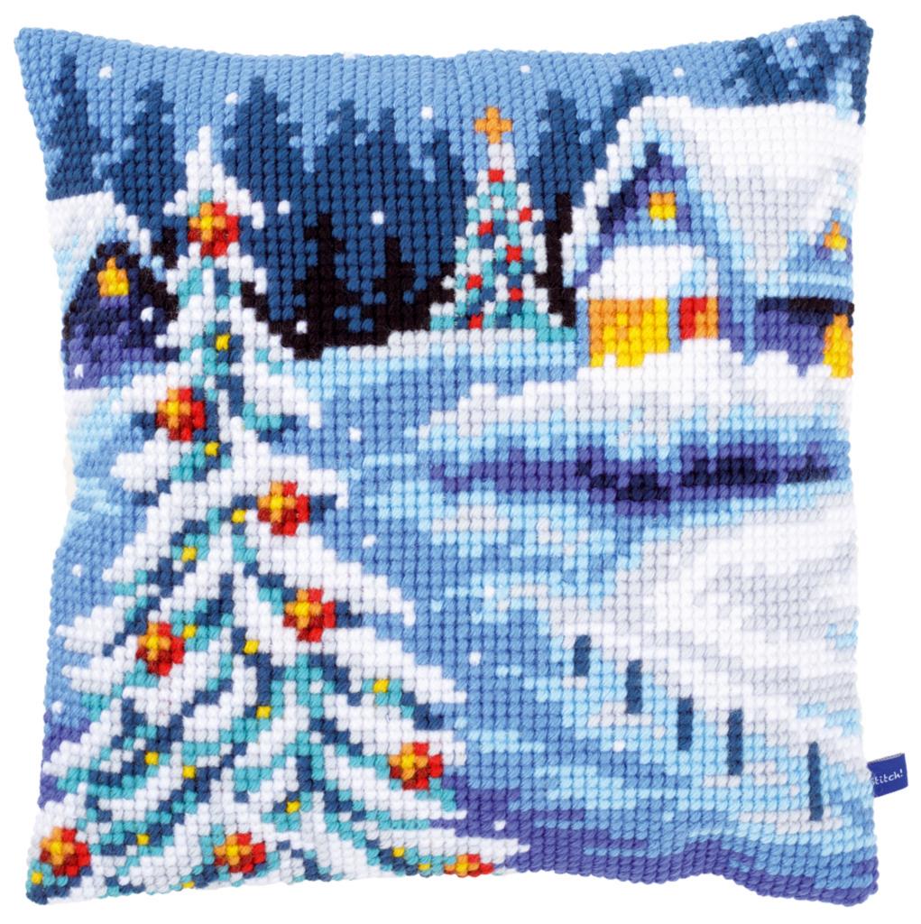 

Набор для вышивания крестом (подушка) Vervaco Winter scenery Зимний пейзаж PN-0154633
