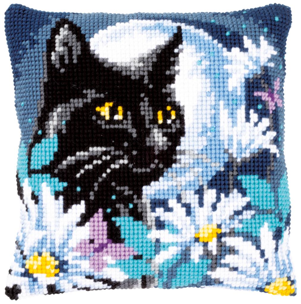 

Набор для вышивания крестом (подушка) Vervaco Cat in the night Кот в ночи PN-0148218