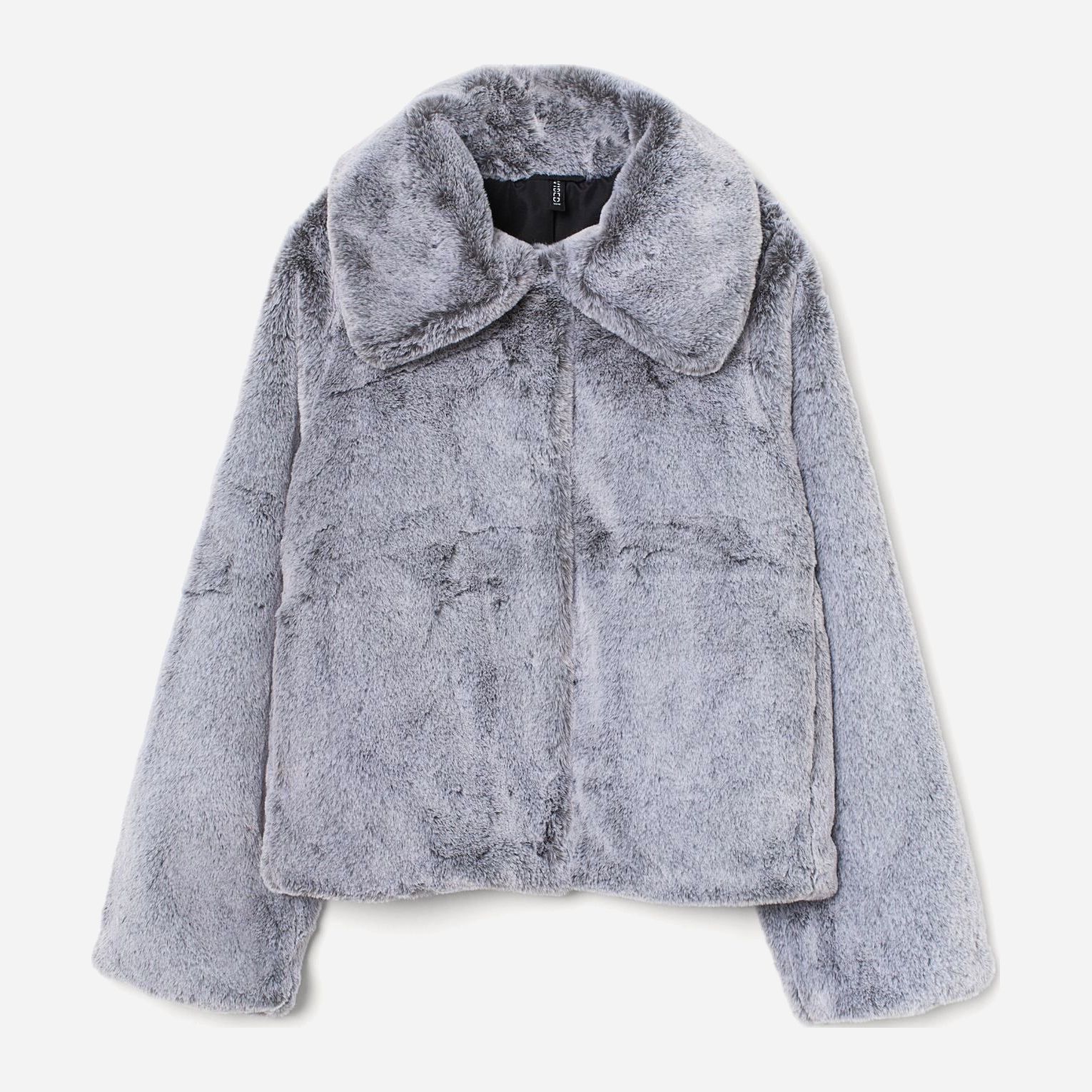 

Эко полушубок H&M 8935075bar  Серый, Эко полушубок H&M 8935075bar S Серый