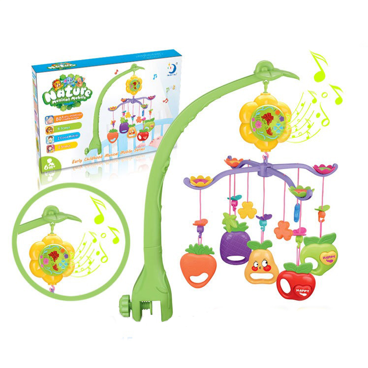 

Музыкальная карусель с приятными мелодиями 80 колыбельных песен Xanglei Toys Мобиль 5 подвесок на детскую кровать