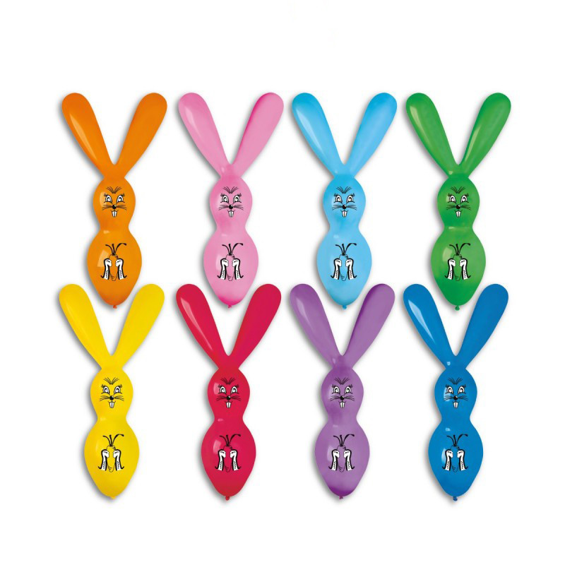 

Воздушный шар Gemar Balloons Заяц фигурный 35" 90 см ассрти 50шт (GPF35)