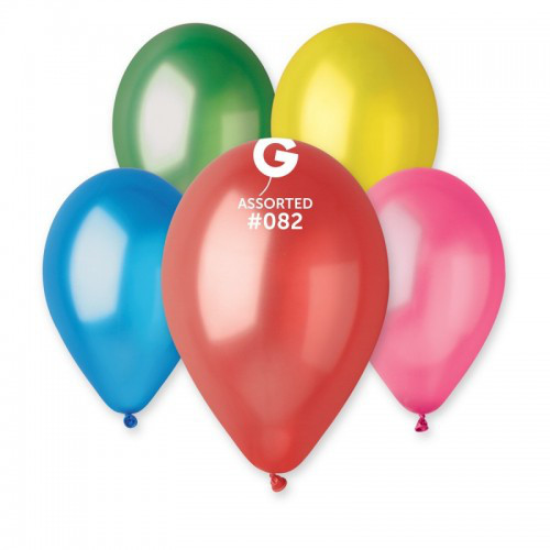

Воздушный шар Gemar Balloons Металлик Ассорти 12" 30 см 100шт (GM110-82)
