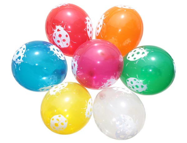 

Пастель Gemar Balloons ассорти Божья Коровка 12" 30 см шелкография 100шт (1434357901)